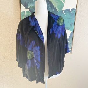 Quiksilver floral button down
